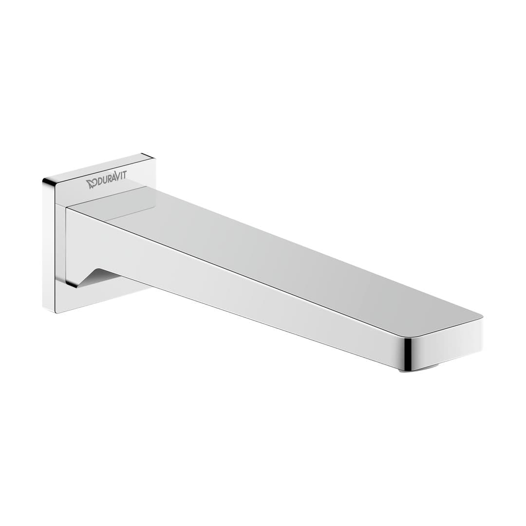 Duravit Manhattan – Στόμιο Μπανιέρας Τοίχου – παροχή 17 l/min – Chrome High Gloss (MH5240010A10)