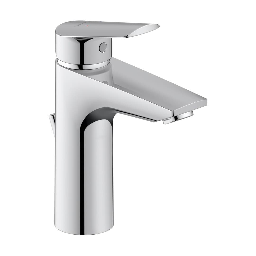 Duravit No.1 – Μπαταρία Νιπτήρα – M, MinusFlow, με βαλβίδα – Chrome High Gloss (N11022001010)