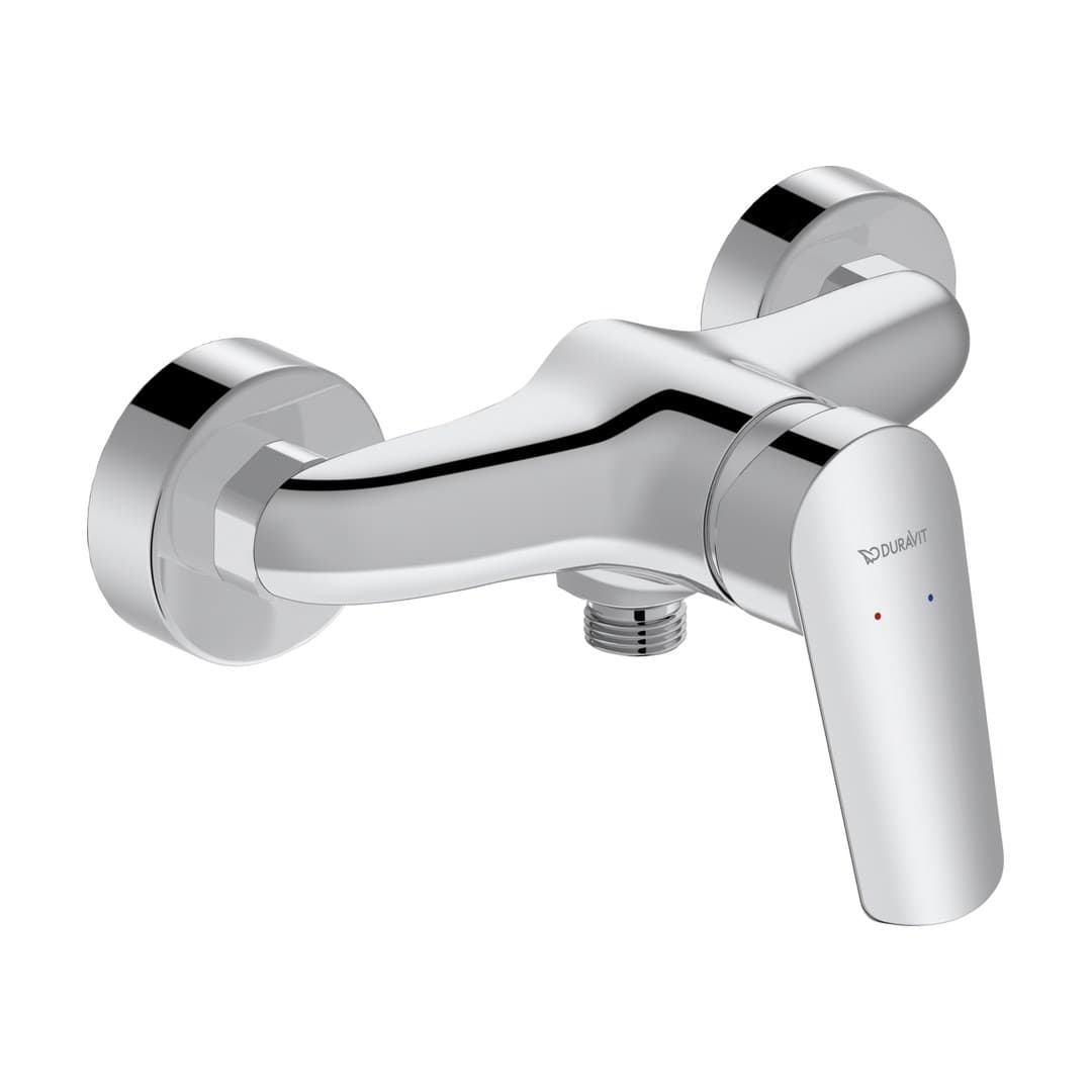 Duravit No.1 – Μπαταρία Λουτρού Τοίχου – για ντους – Chrome High Gloss (N14230000010)