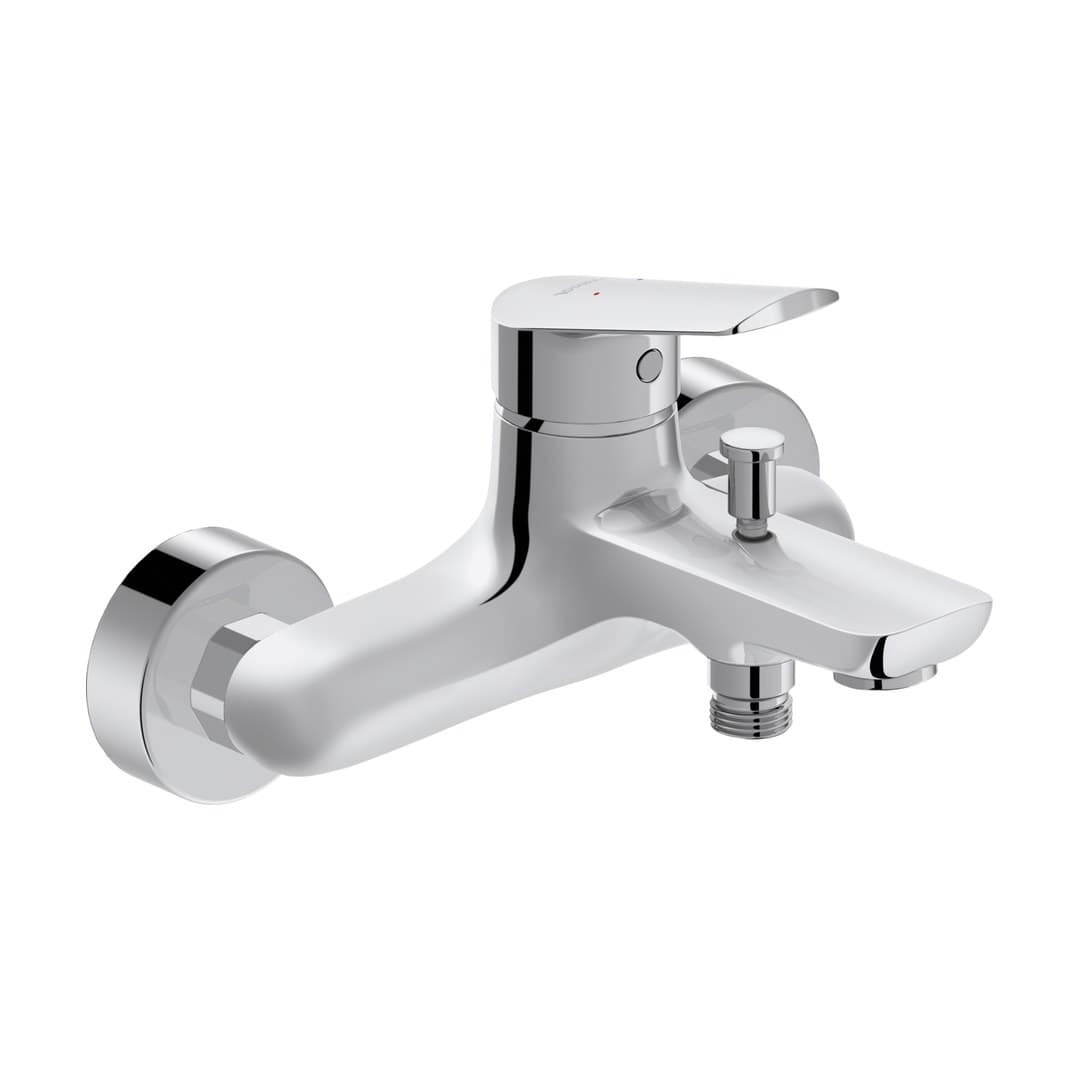 Duravit No.1 – Μπαταρία Λουτρού Τοίχου – Chrome High Gloss (N15230000010)