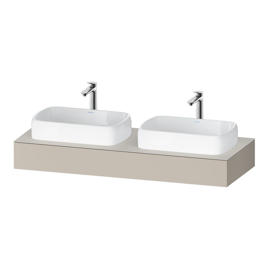 Duravit Collection One – Πάγκος Νιπτήρα – 1400 mm – Taupe Matt, Decor (QA4805091910000)