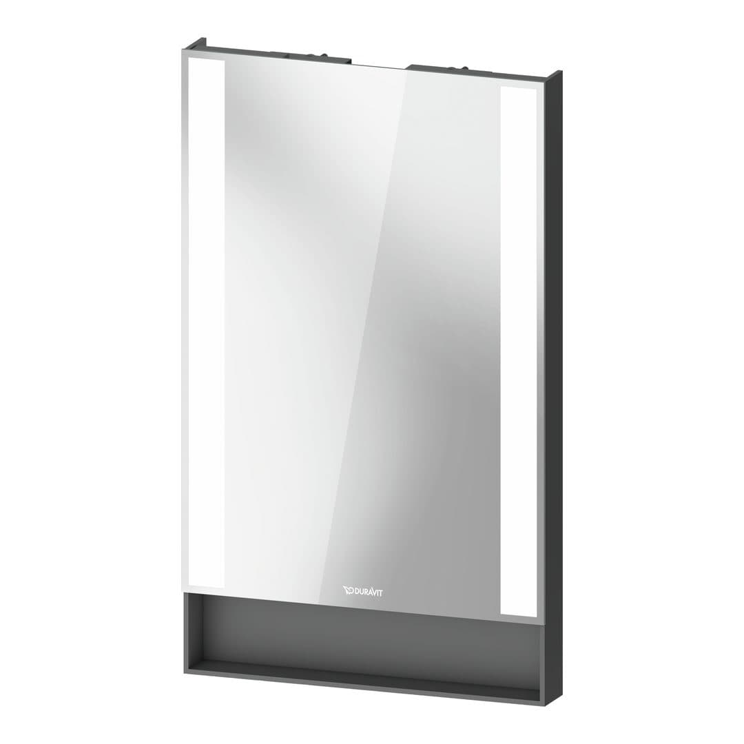 Duravit Collection One – Καθρέπτης Μπάνιου – 450×750 mm, με φωτισμό LED – Graphite Matt (QA7080049490000)