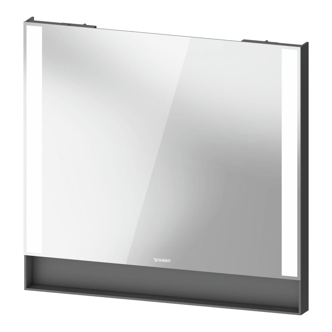 Duravit Collection One – Καθρέπτης Μπάνιου – 800×750 mm, με φωτισμό LED – Graphite Matt (QA7082049490000)