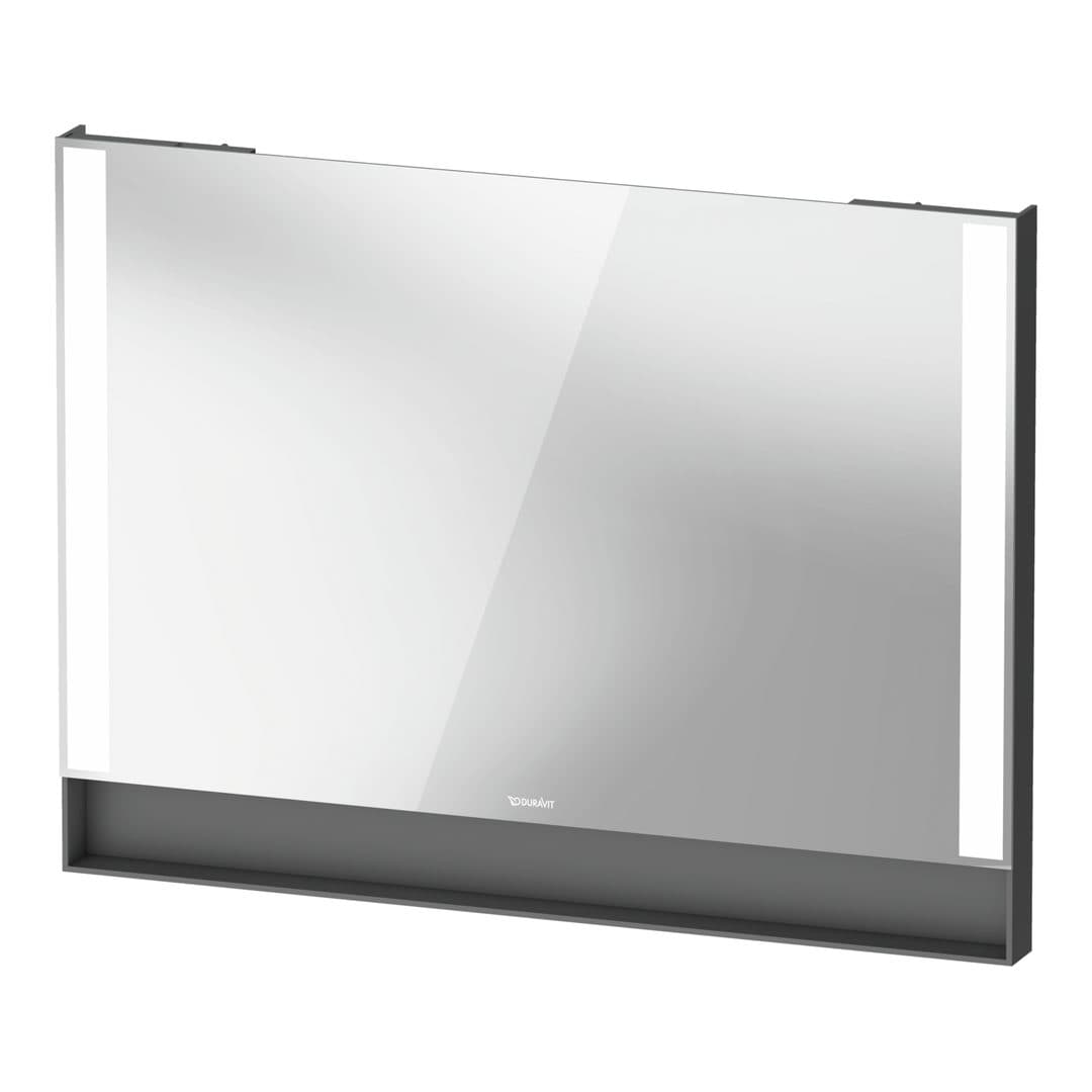 Duravit Collection One – Καθρέπτης Μπάνιου – 1000×750 mm, με φωτισμό LED – Graphite Matt (QA7083049497000)