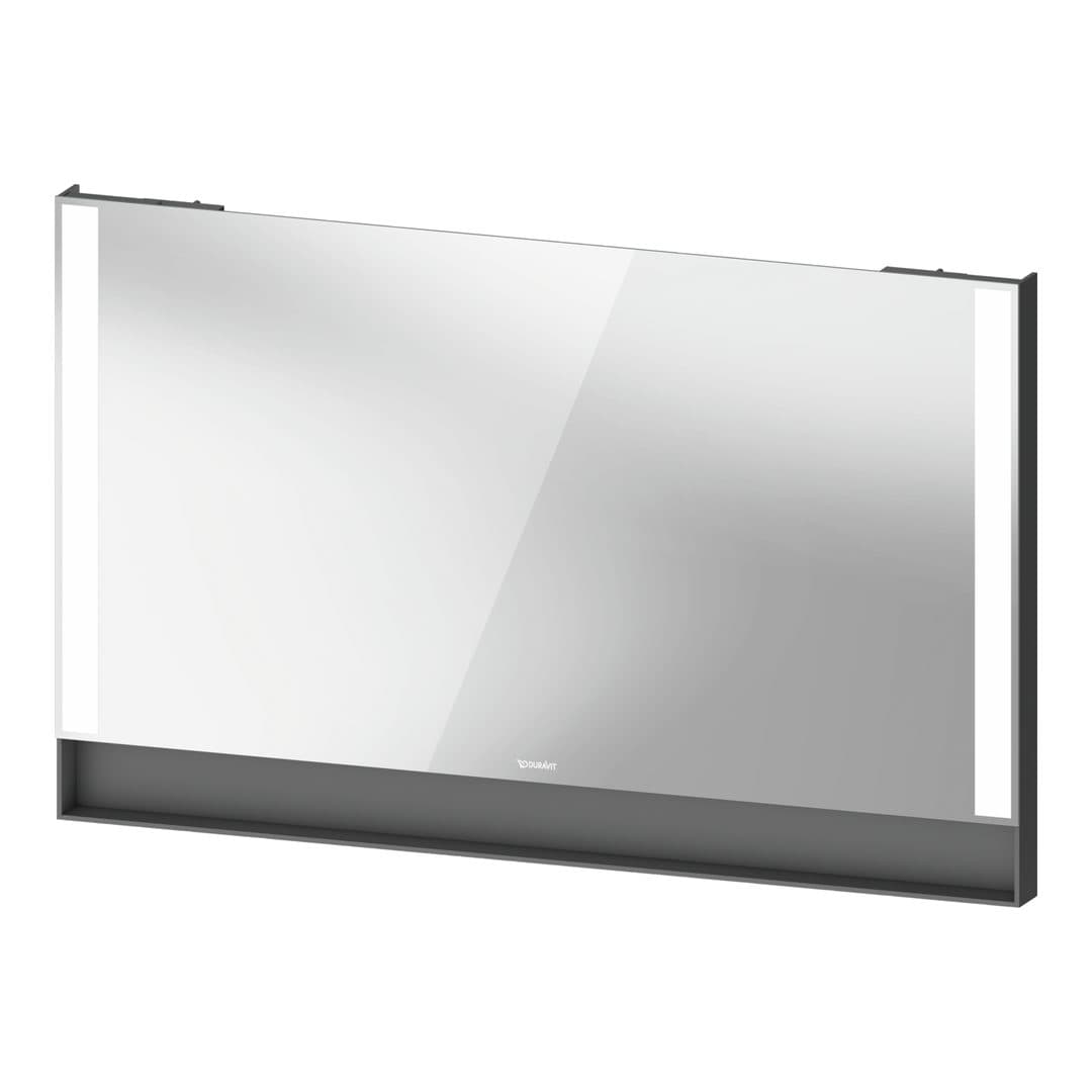 Duravit Collection One – Καθρέπτης Μπάνιου – 1200×750 mm, με φωτισμό LED – Graphite Matt (QA7084049496000)