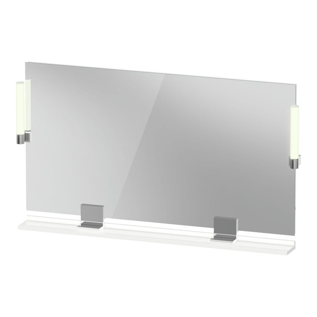 Duravit Sivida – Καθρέπτης Μπάνιου – 1250×650 mm, με φωτισμό LED – White High Gloss (SV7424010220000)