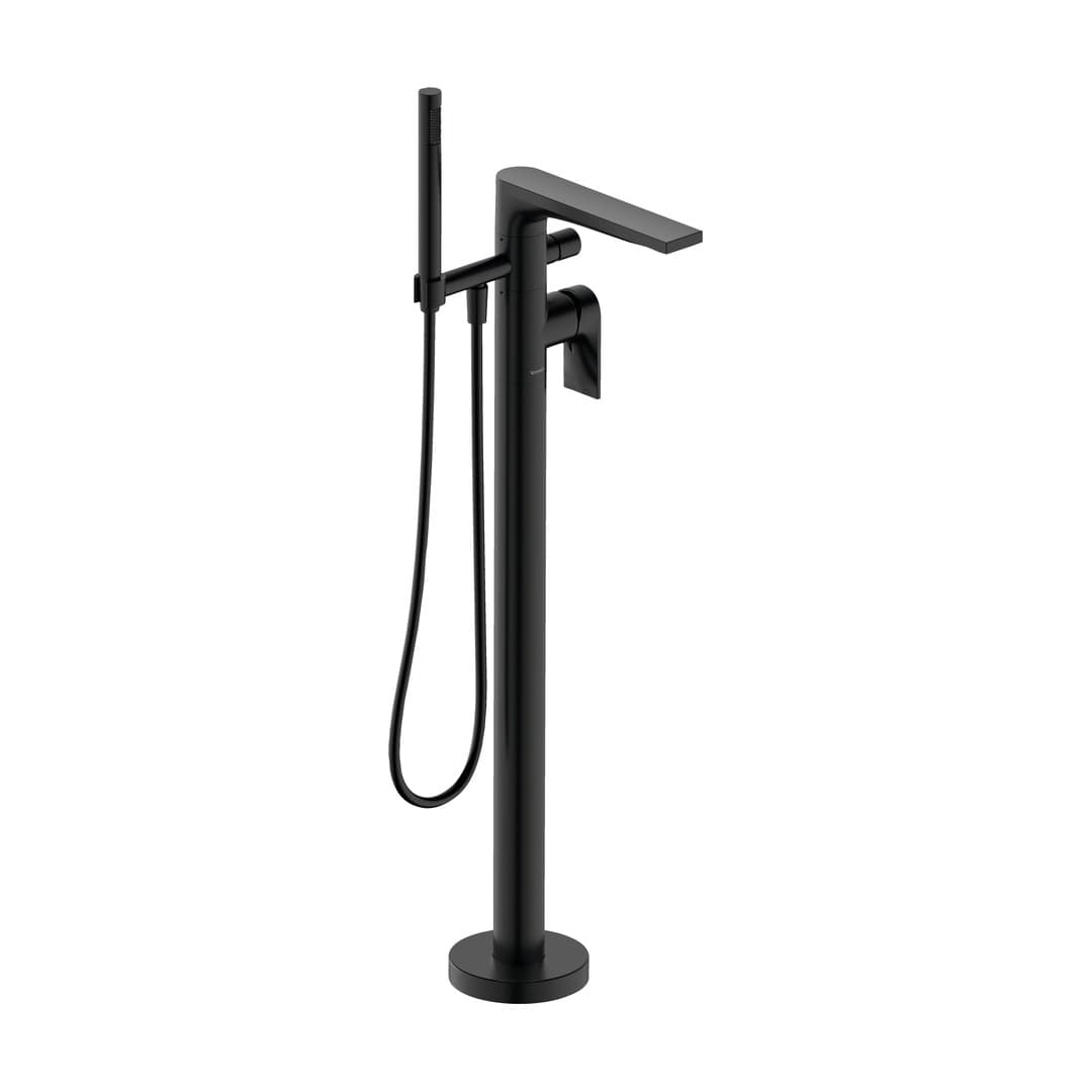 Duravit Tulum by Starck – Μπαταρία Λουτρού Δαπέδου – Black Matt (TU5250000046)