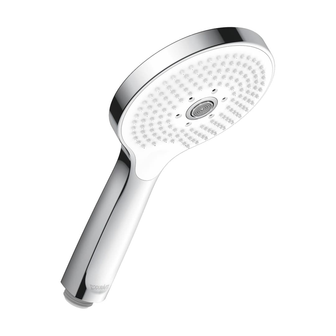 Duravit Showers & Accessoires – Τηλέφωνο Ντους – 3jet Click! MinusFlow, Ø120 mm – Chrome High Gloss (UV0652017010)