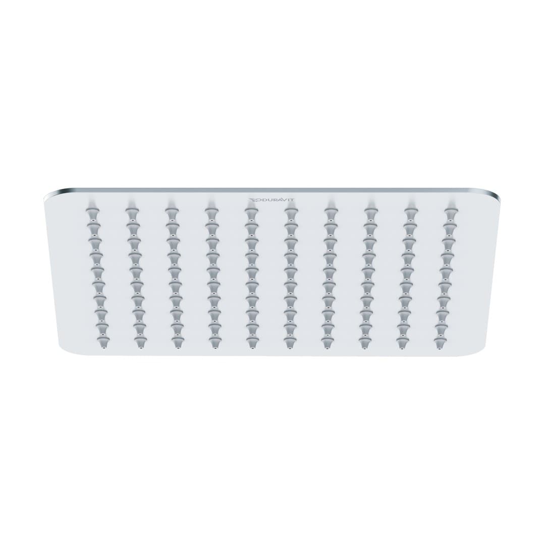 Duravit Showers & Accessoires – Κεφαλή Ντους – 1jet 200, Square, παροχή 26 l/min – Chrome High Gloss (UV0660030010)