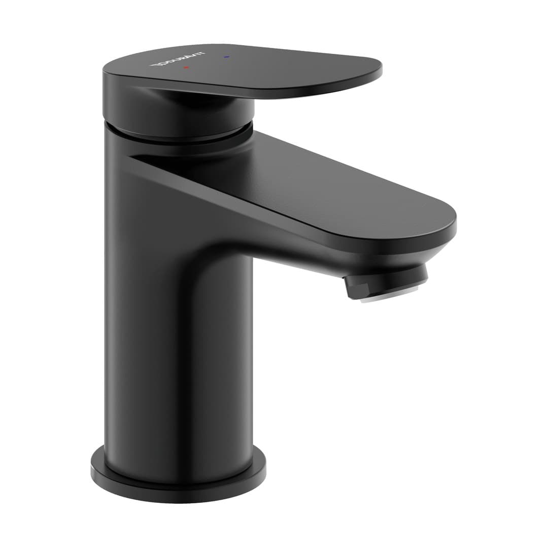 Duravit Wave – Μπαταρία Νιπτήρα – S, χωρίς βαλβίδα – Black Matt (WA1010002046)