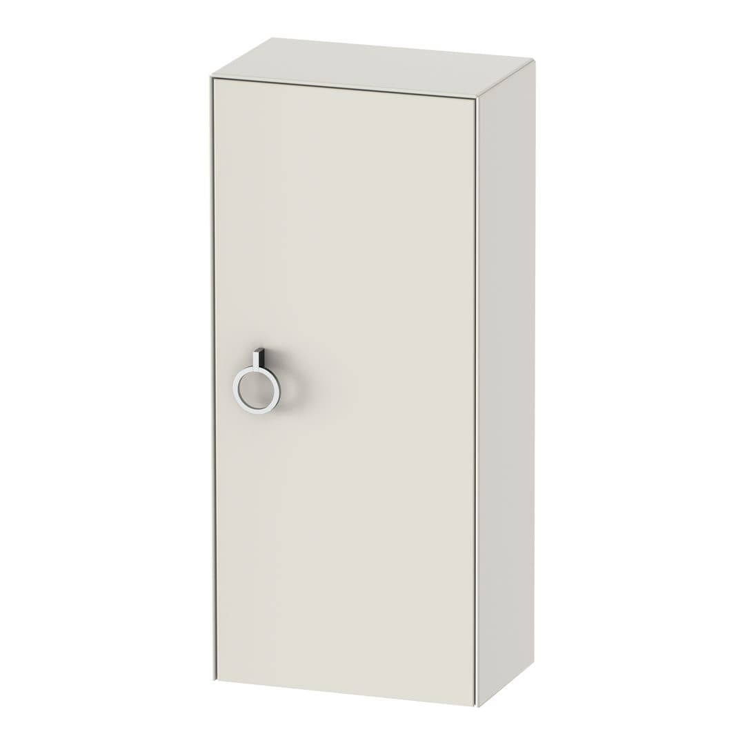 Duravit White Tulip – Κολόνα Μπάνιου – 400 mm, μεσαία, 1 πόρτα, δεξιά, 400 x 240 x 880 mm, Total number of shelves: 2 – Nordic white Satin Matt, Lacquer (WT1323R3939)
