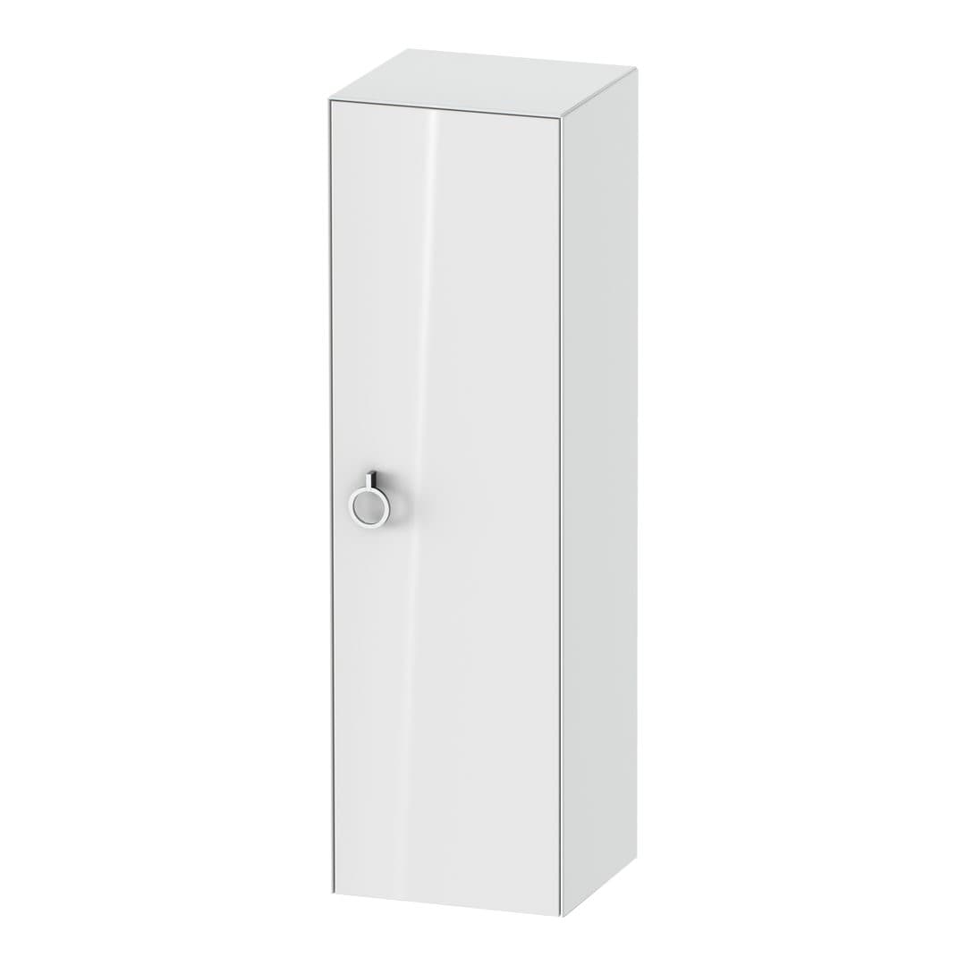 Duravit White Tulip – Κολόνα Μπάνιου – 400 mm, μεσαία, 1 πόρτα, δεξιά, 400 x 360 x 1320 mm, Total number of shelves: 3 – White High Gloss, Lacquer (WT1333R8585)