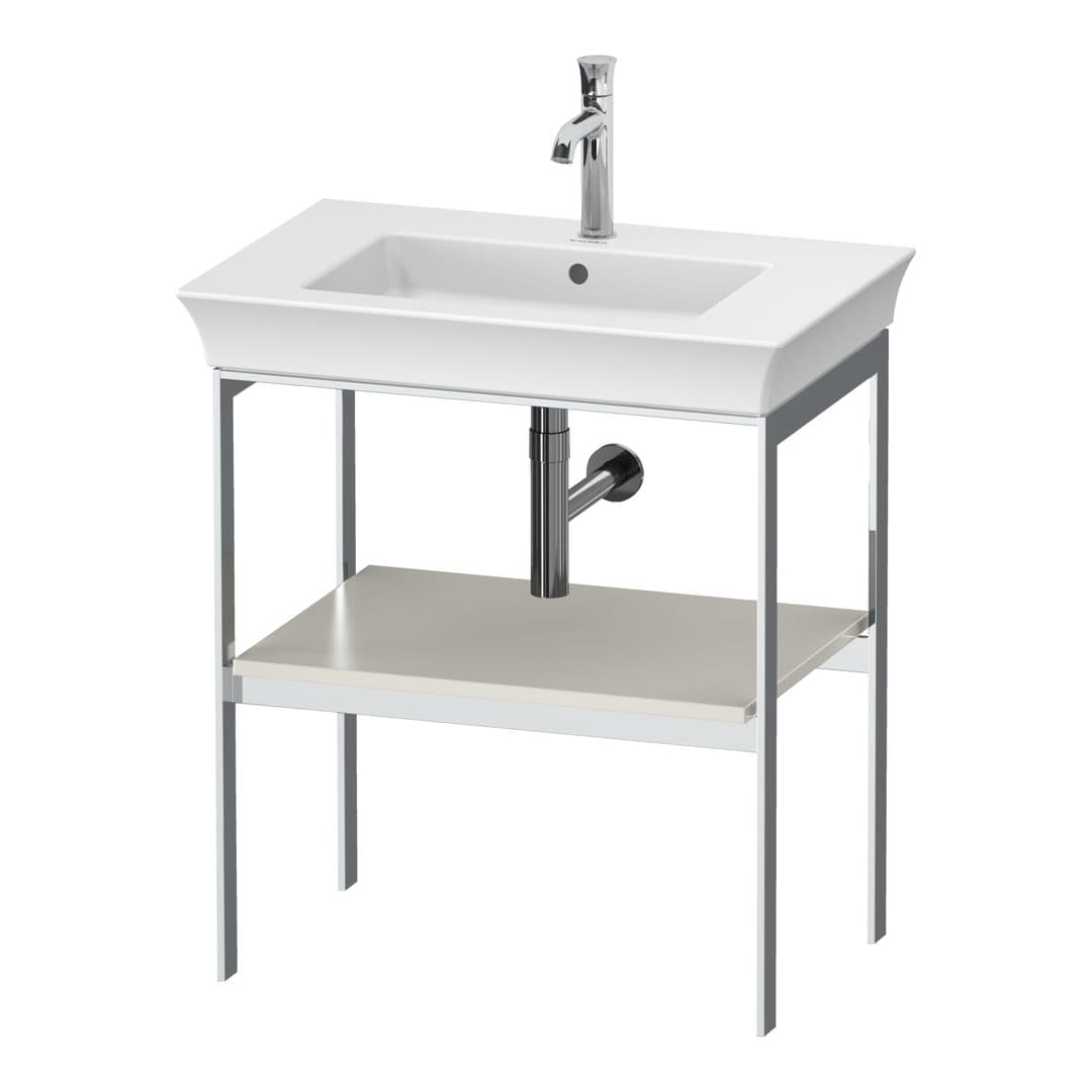 Duravit White Tulip – Βάση Νιπτήρα – 684 mm – Nordic white Satin Matt, Lacquer (WT454003939)