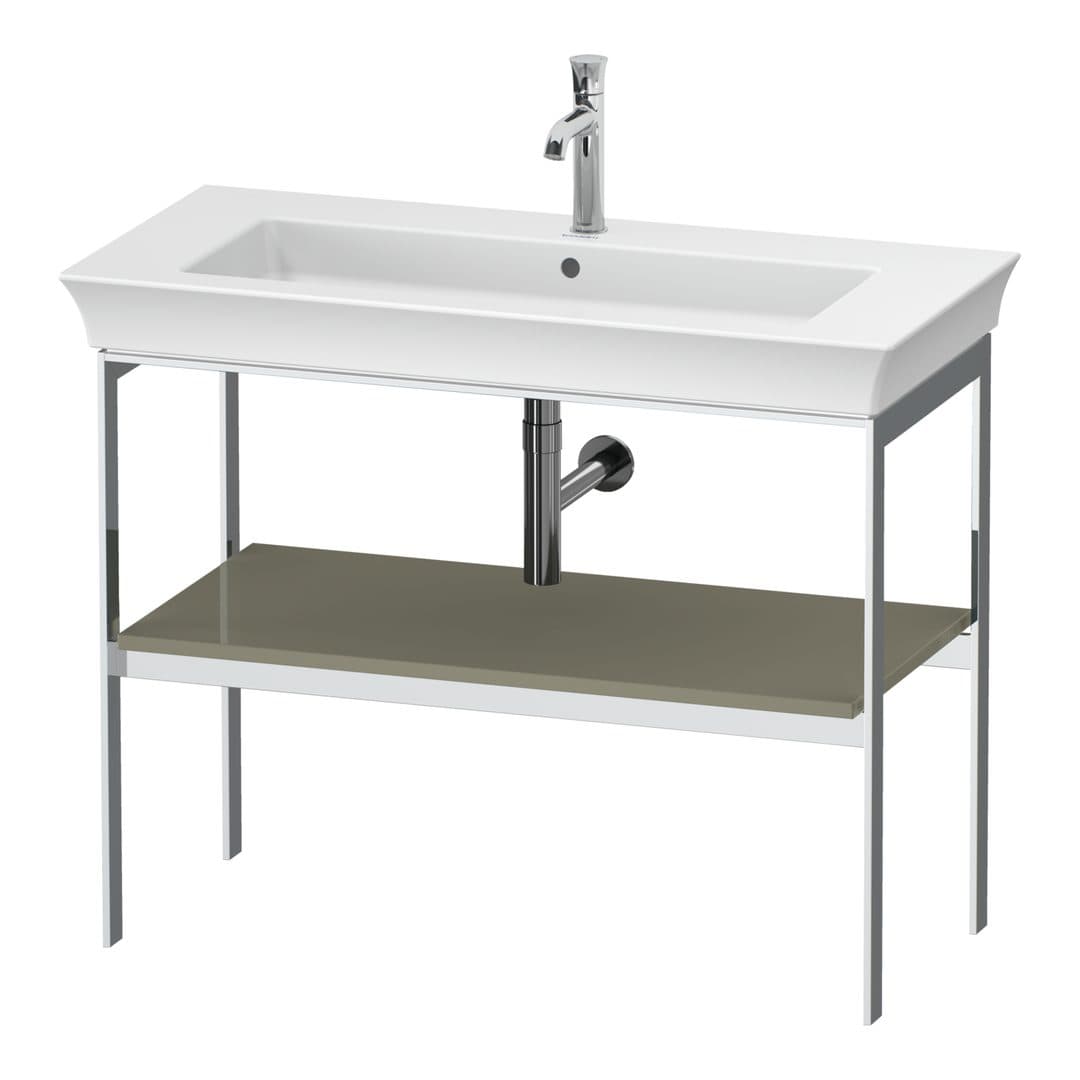 Duravit White Tulip – Βάση Νιπτήρα – 984 mm – Stone grey High Gloss, Lacquer (WT45410H2H2)