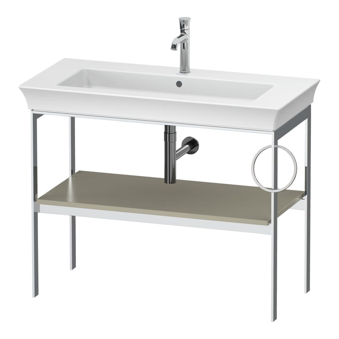 Duravit White Tulip – Βάση Νιπτήρα – 984 mm, δεξιά έκδοση – Taupe Satin Matt, Lacquer (WT4544R6060)
