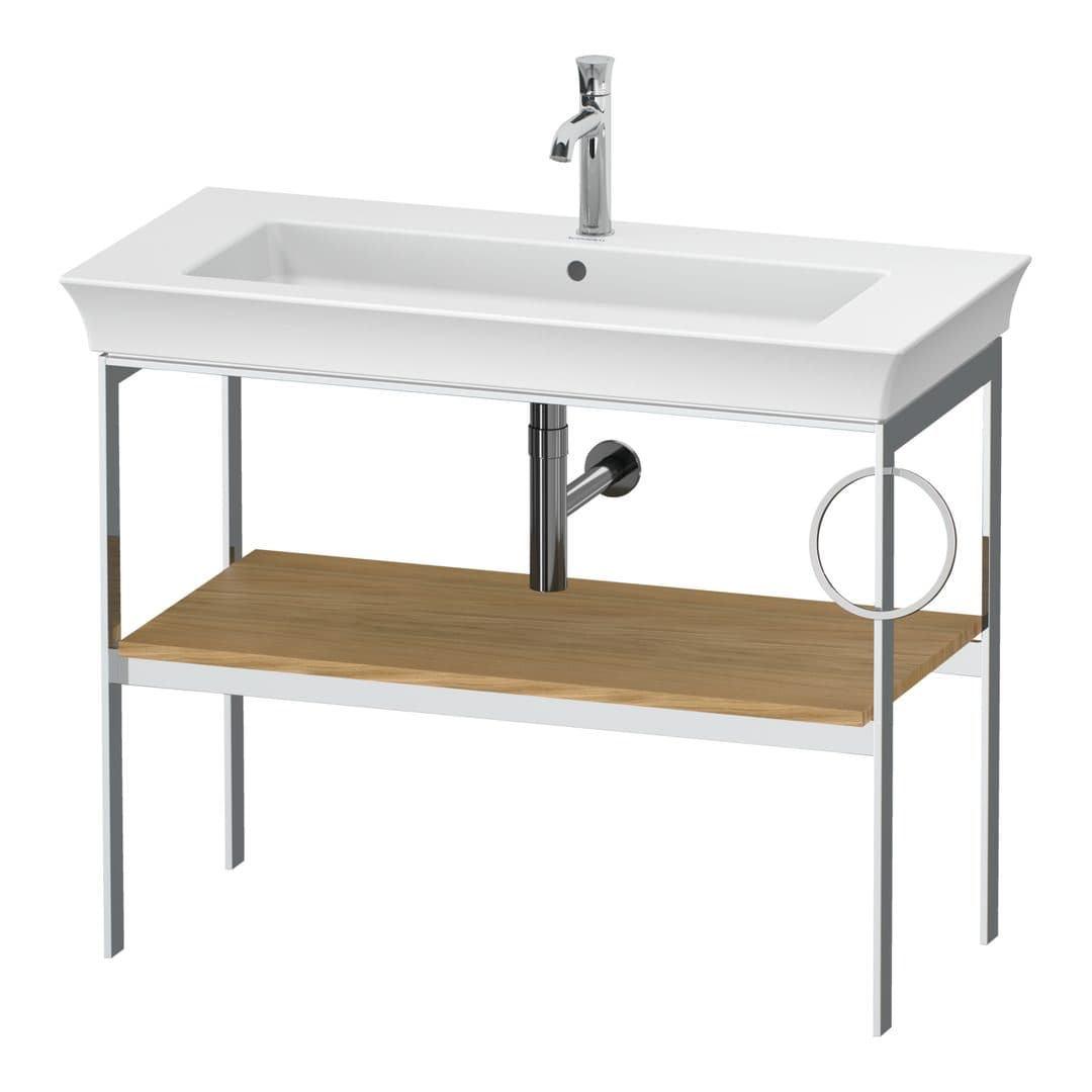 Duravit White Tulip – Βάση Νιπτήρα – 984 mm, δεξιά έκδοση – Natural Oak solid Matt, Solid wood (WT4544RH5H5)