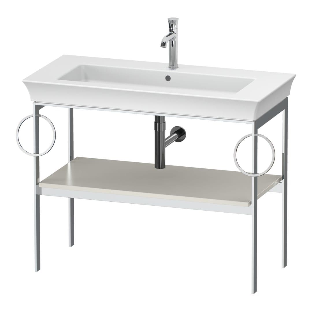 Duravit White Tulip – Βάση Νιπτήρα – 984 mm, έκδοση B – Nordic white Satin Matt, Lacquer (WT4547B3939)