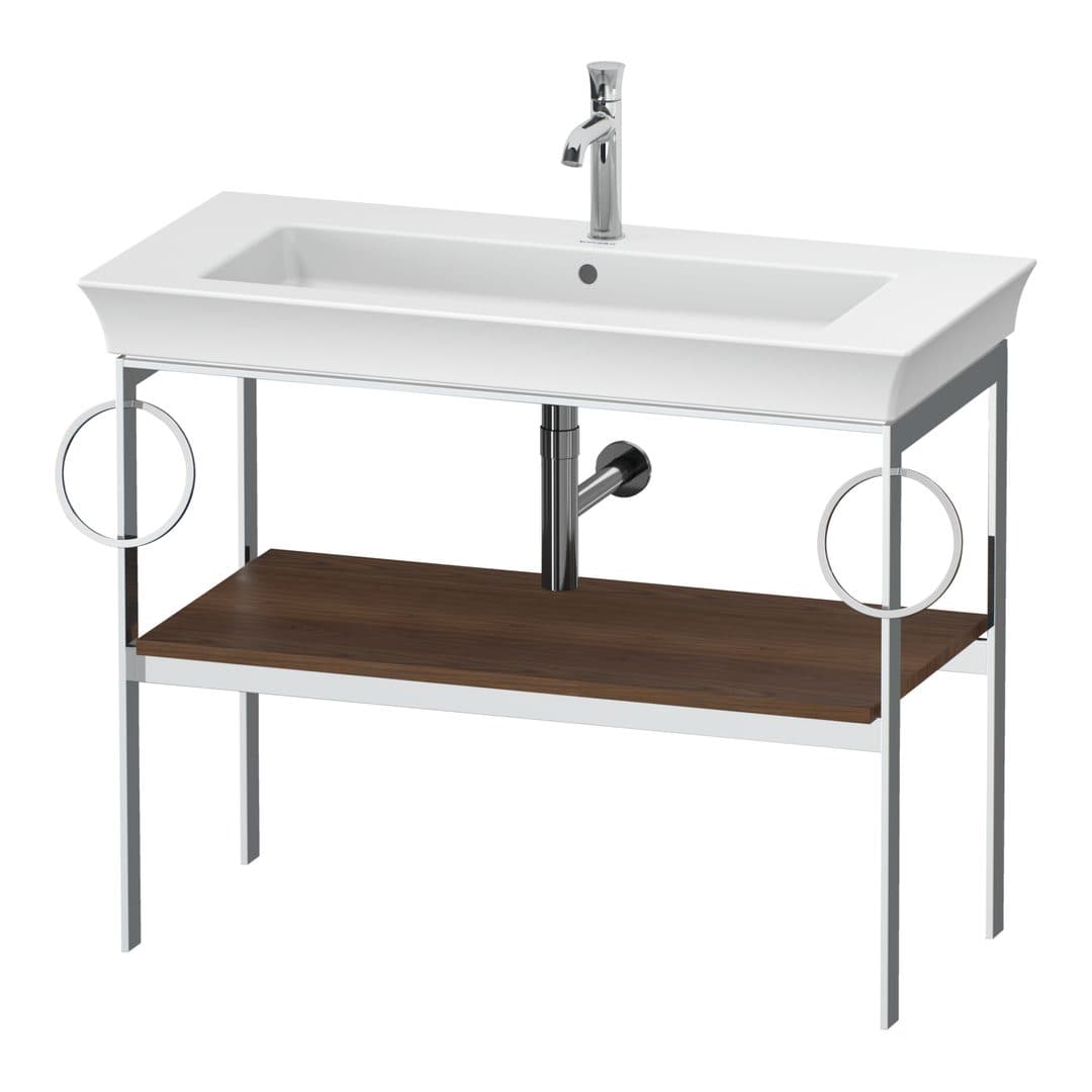 Duravit White Tulip – Βάση Νιπτήρα – 984 mm, έκδοση B – American walnut Matt, Solid wood (WT4547B7777)