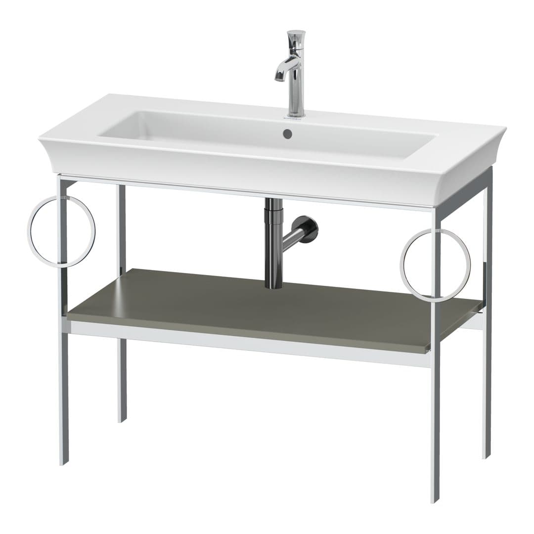 Duravit White Tulip – Βάση Νιπτήρα – 984 mm, έκδοση B – Stone grey Satin Matt, Lacquer (WT4547B9292)