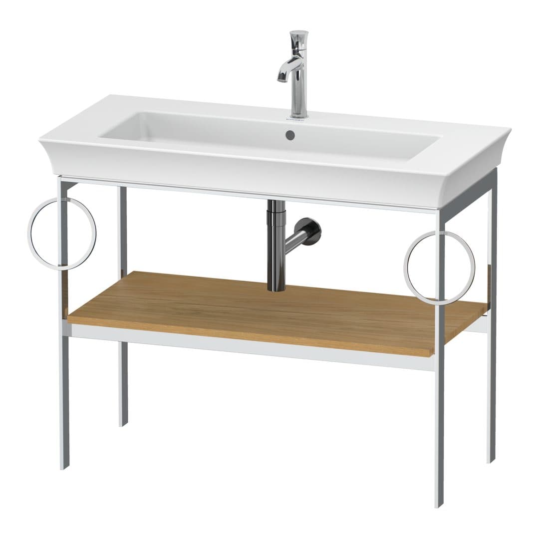 Duravit White Tulip – Βάση Νιπτήρα – 984 mm, έκδοση B – Natural Oak solid Matt, Solid wood (WT4547BH5H5)