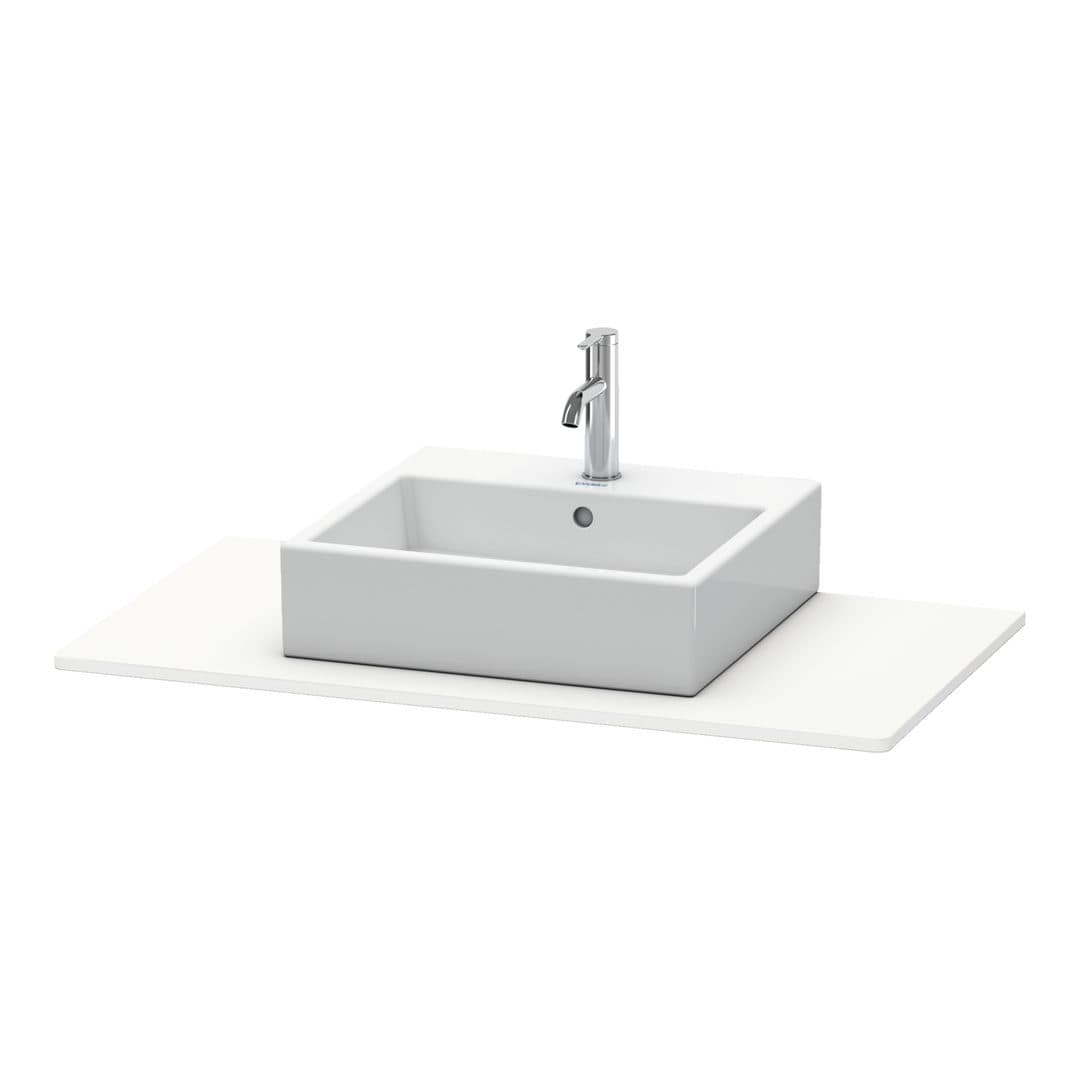 Duravit XSquare – Πάγκος Νιπτήρα – 1000 mm, νιπτήρας κέντρο – White Satin Matt, Lacquer (XS060E03636)