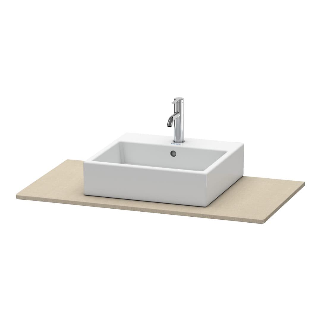 Duravit XSquare – Πάγκος Νιπτήρα – 1000 mm, νιπτήρας κέντρο – Linen Matt, Decor (XS060E07575)