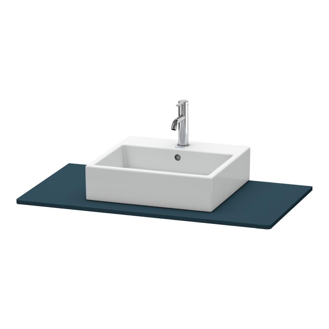 Duravit XSquare – Πάγκος Νιπτήρα – 1000 mm, νιπτήρας κέντρο – Night blue Satin Matt, Lacquer (XS060E09898)