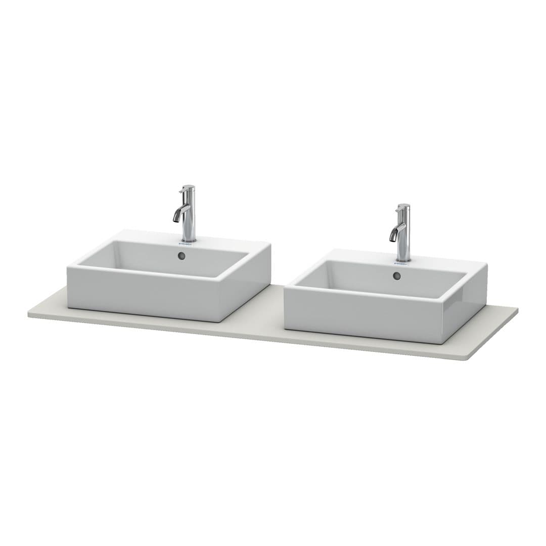 Duravit XSquare – Πάγκος Νιπτήρα – 1400 mm – Concrete grey Matt, Decor (XS063GB0707)