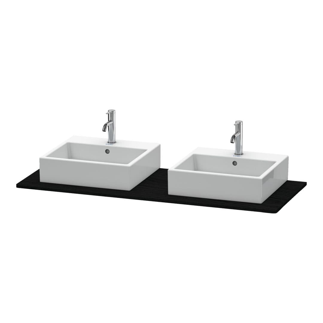 Duravit XSquare – Πάγκος Νιπτήρα – 1400 mm – Black oak Matt, Decor (XS063GB1616)