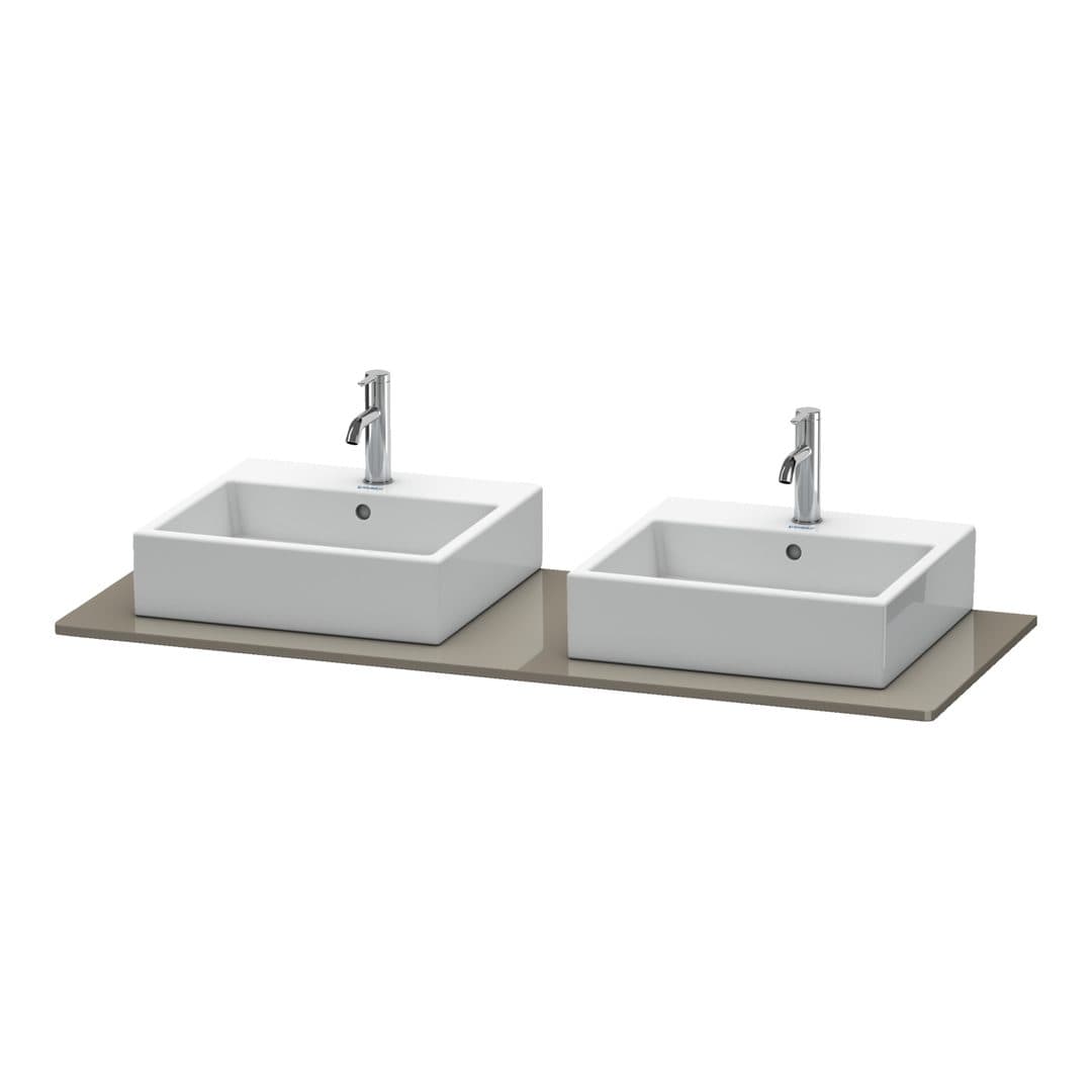 Duravit XSquare – Πάγκος Νιπτήρα – 1400 mm – Flannel Grey High Gloss, Lacquer (XS063GB8989)