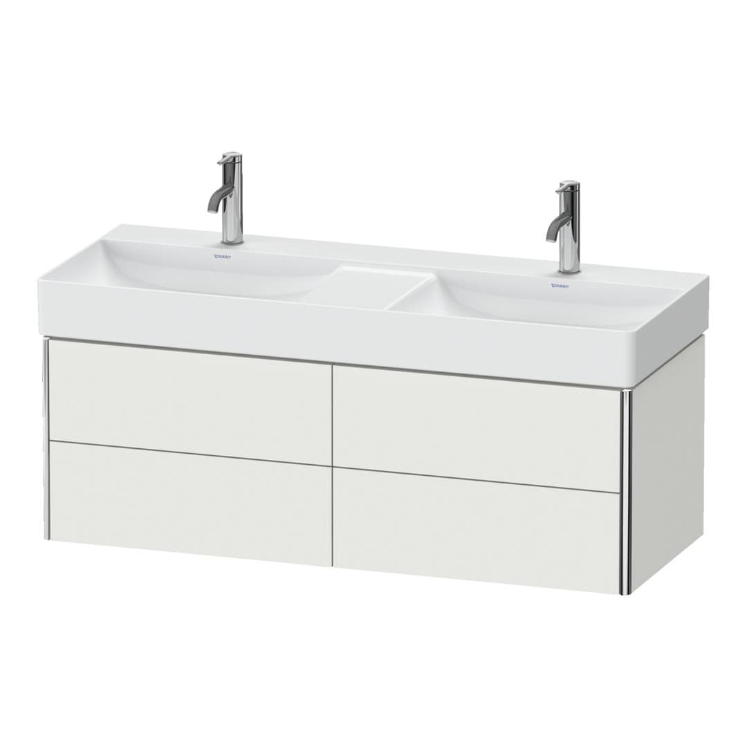 Duravit XSquare – Έπιπλο Νιπτήρα – 1184 mm, 4 συρτάρια – Nordic white Satin Matt, Lacquer (XS416403939)