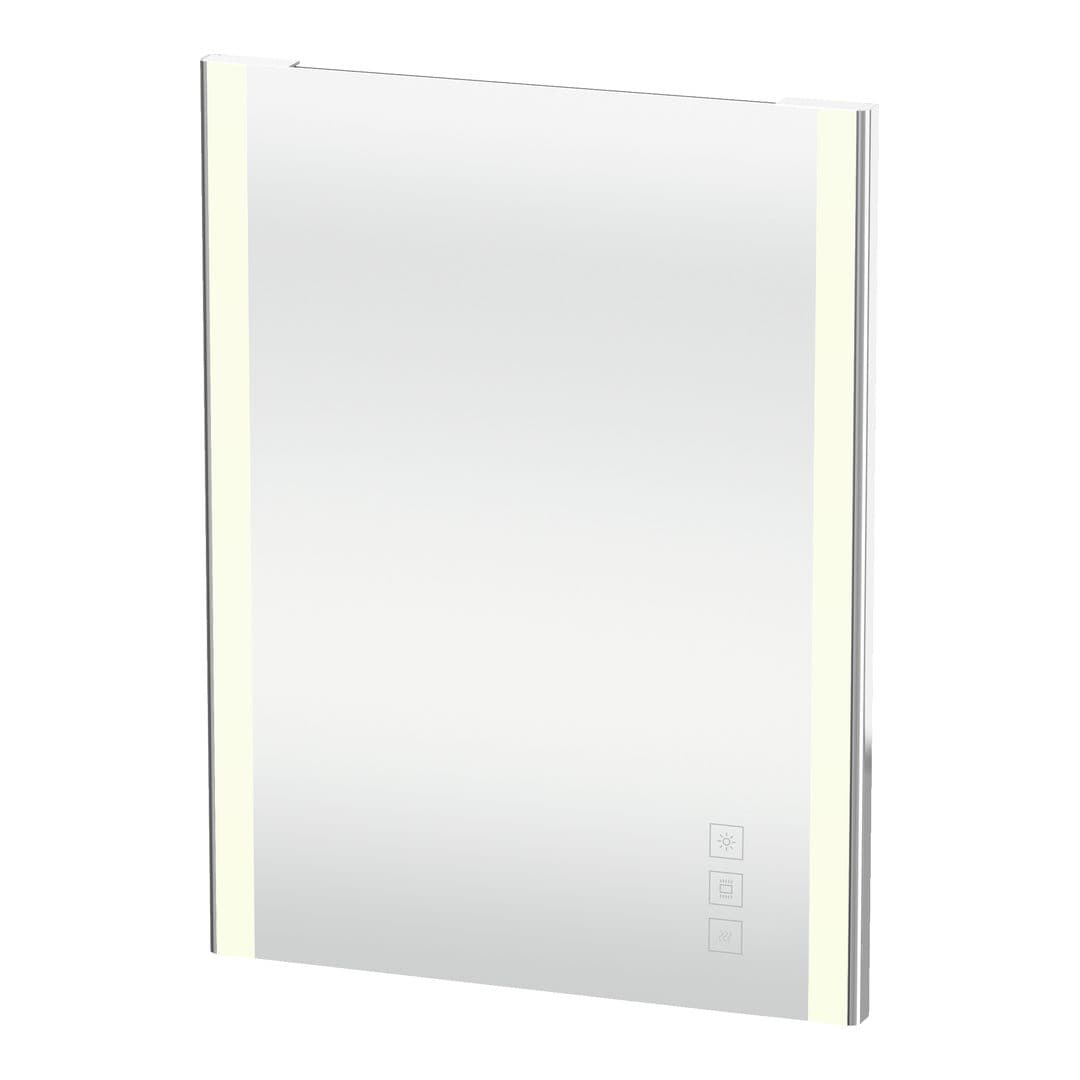 Duravit XSquare – Καθρέπτης Μπάνιου – 600×800 mm, με φωτισμό LED, έκδοση Premium – Chrome High Gloss (XS7011000006000)