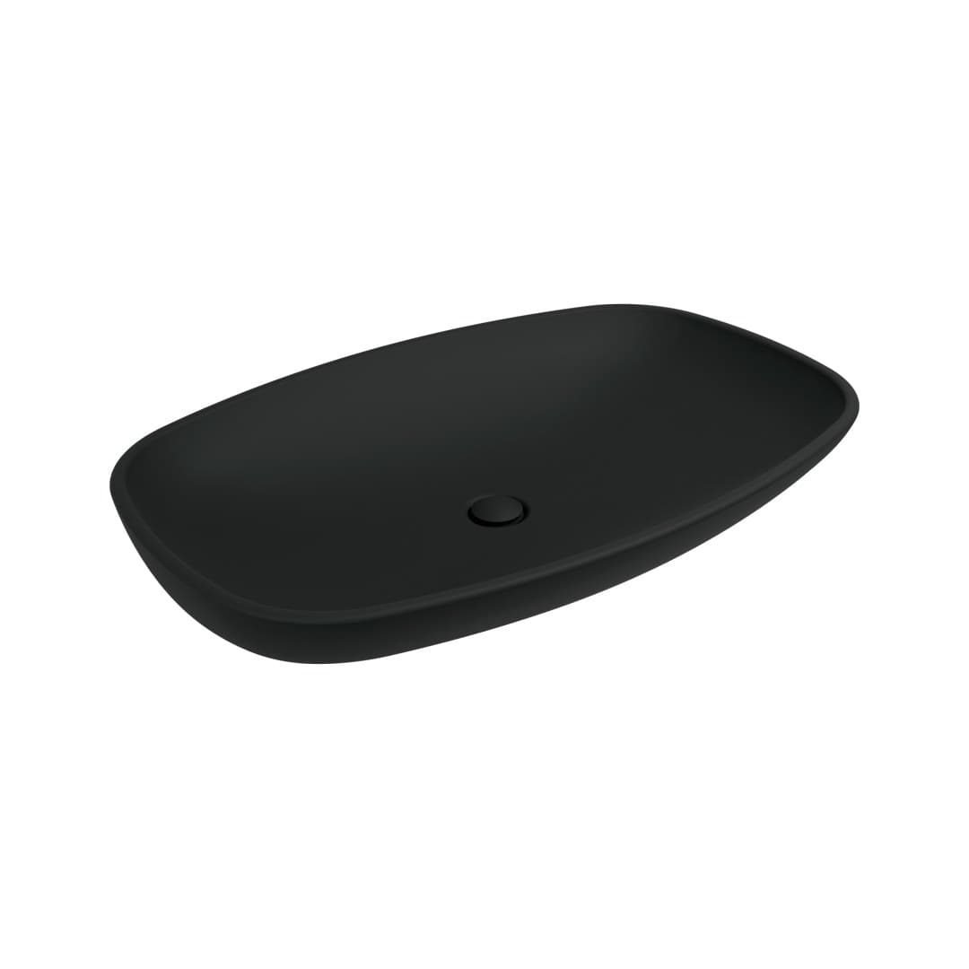 Flaminia NUDA 85 – Νιπτήρας Επικαθήμενος – Countertop – wall hung basin – Carbone Matt (5080CAR)