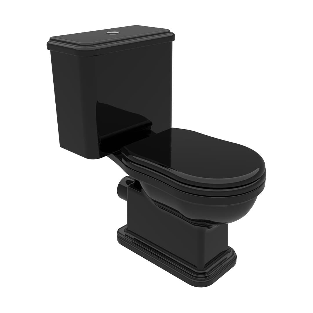 Flaminia EFI – Λεκάνη Δαπέδου – Monobloc wc P – Black Glossy (6002NER)