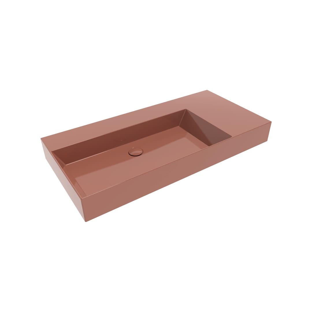 Flaminia APPLIGHT 10551 – Νιπτήρας Επικαθήμενος – Terracotta Glossy (AP10551TC)