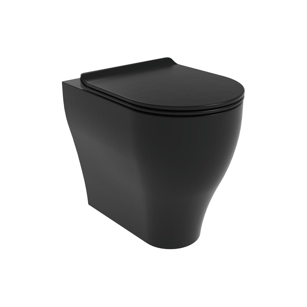 Flaminia APP SOLUTION gosilent – Λεκάνη Δαπέδου – Back to wall wc H 48 – Carbone Matt (AP113SCAR)