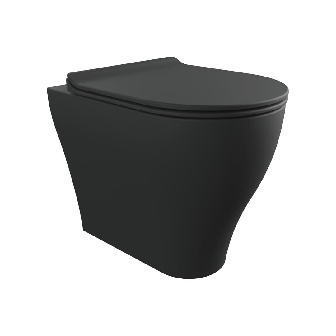 Flaminia APP goclean – Λεκάνη Δαπέδου – Back to wall wc with bidet jet – Carbone Matt (AP117GECAR)