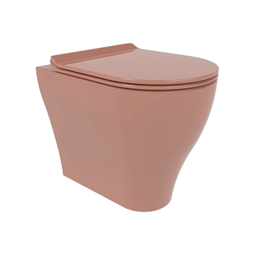Flaminia APP goclean – Λεκάνη Δαπέδου – Back to wall wc with bidet jet – Terracotta Glossy (AP117GETC)