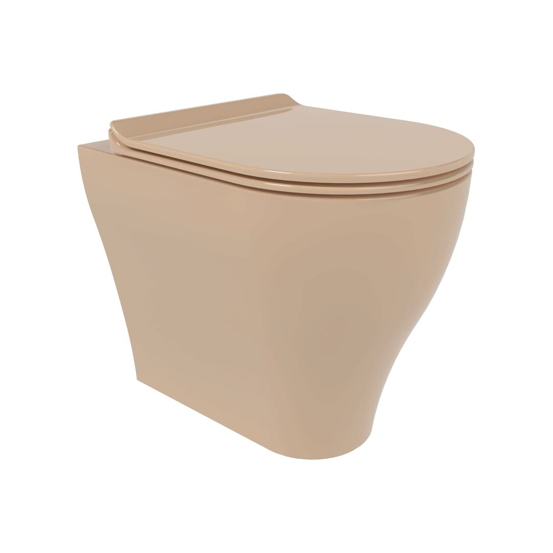 Flaminia APP PLUS goclean – Λεκάνη Δαπέδου – Back to wall wc with bidet jet – Avana Glossy (AP117RGEAV)