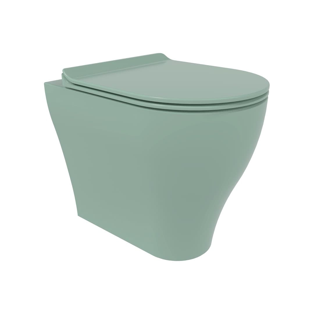 Flaminia APP PLUS goclean – Λεκάνη Δαπέδου – Back to wall wc with bidet jet – Menta Matt (AP117RGEME)