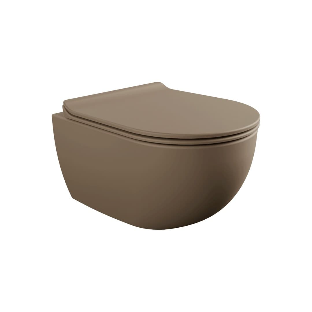 Flaminia MINI APP goclean – Λεκάνη Κρεμαστή – Fango Matt (AP119GFAN)