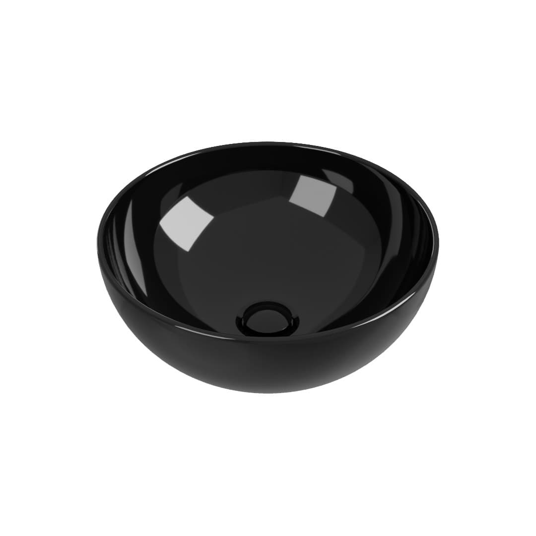 Flaminia APP 40 – Νιπτήρας Επικαθήμενος – Black Glossy (AP40ANER)