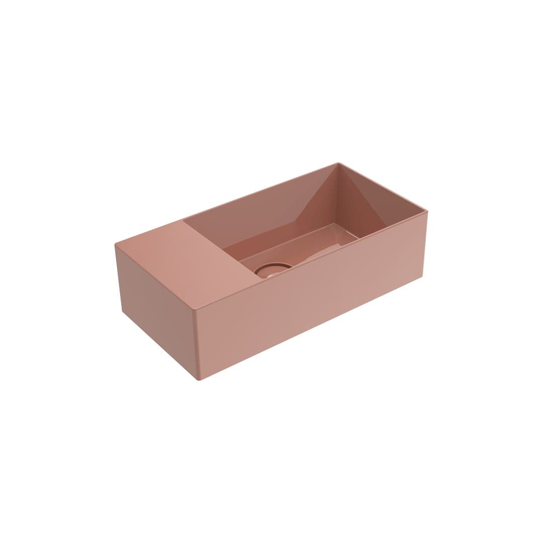 Flaminia APPLIGHT 5025SX – Νιπτήρας Κρεμαστός – Terracotta Glossy (AP5025SXTC)