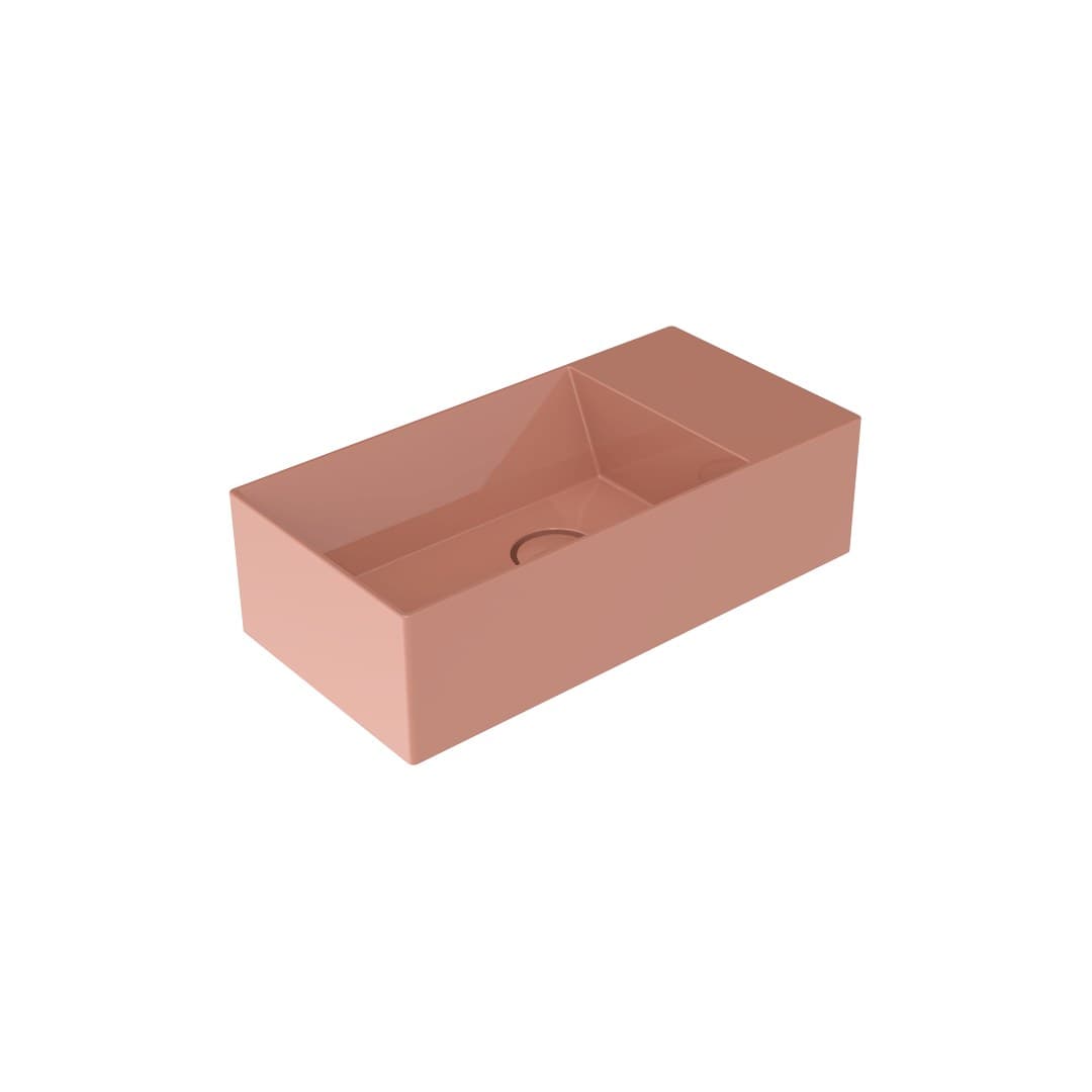 Flaminia APPLIGHT 5025 – Νιπτήρας Επικαθήμενος – Terracotta Glossy (AP5025TC)