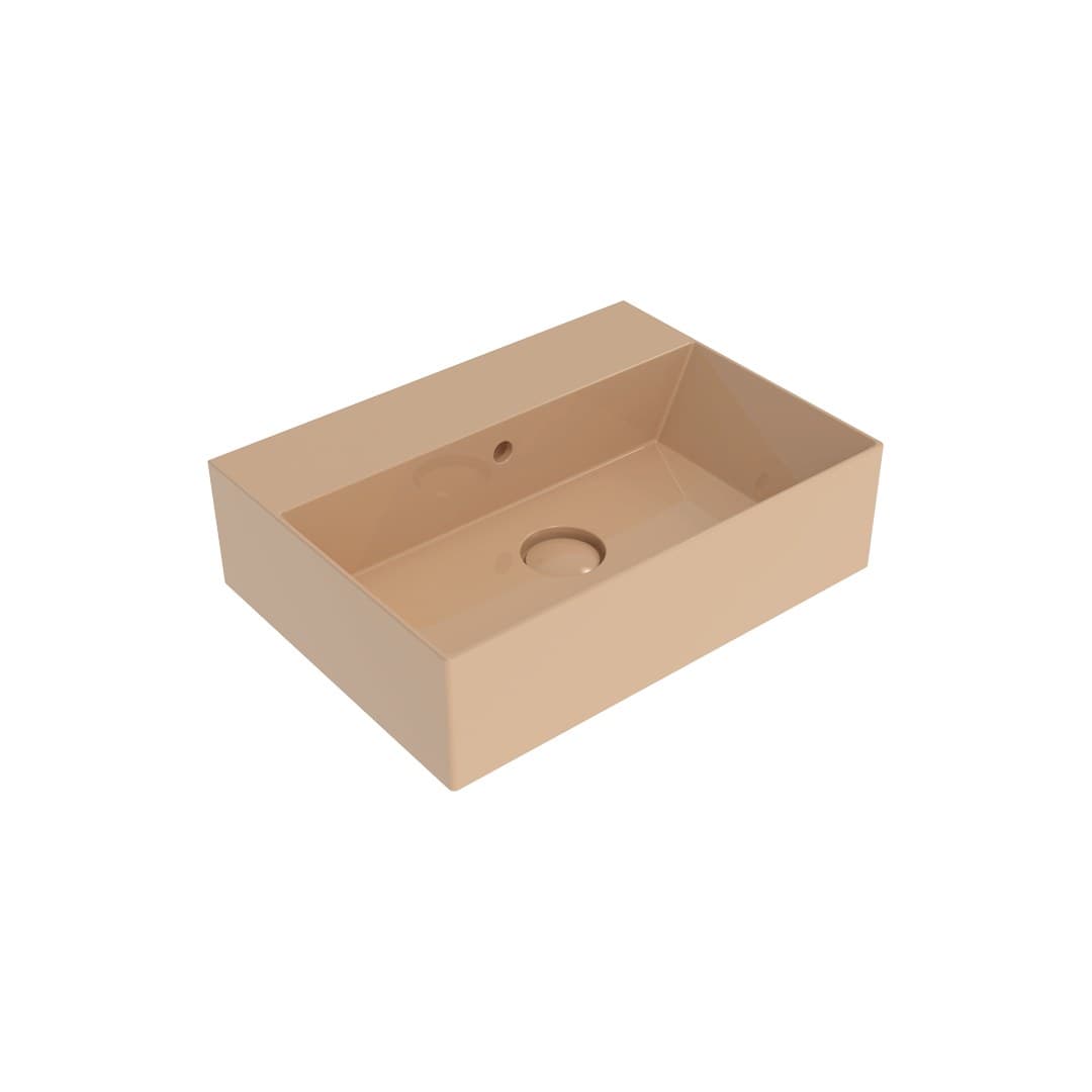 Flaminia APPLIGHT 50 – Νιπτήρας Επικαθήμενος – Countertop – wall hung basin – cm 50×37 – Avana Glossy (AP5037AV)