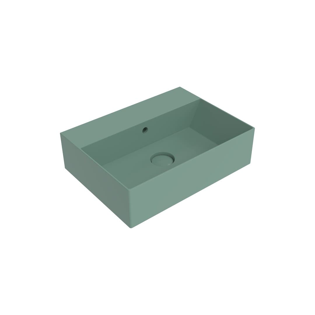 Flaminia APPLIGHT 50 – Νιπτήρας Επικαθήμενος – Countertop – wall hung basin – cm 50×37 – Menta Matt (AP5037ME)