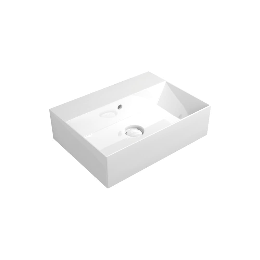 Flaminia APPLIGHT 50 – Νιπτήρας Επικαθήμενος – Countertop – wall hung basin – cm 50×37 – White Glossy (AP5037)