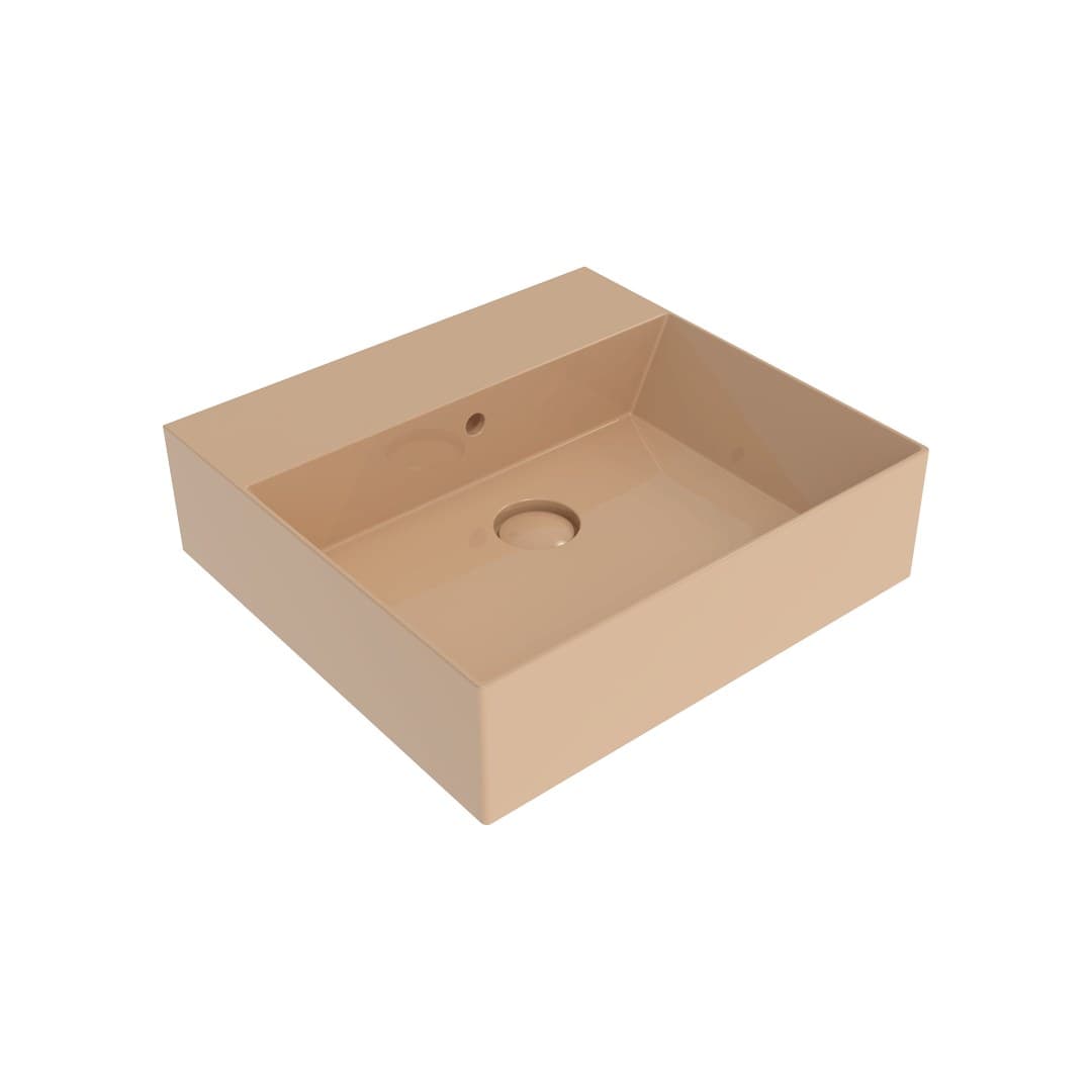 Flaminia APPLIGHT 50 – Νιπτήρας Επικαθήμενος – Countertop – wall hung basin – cm 50×47 – Avana Glossy (AP5047AV)