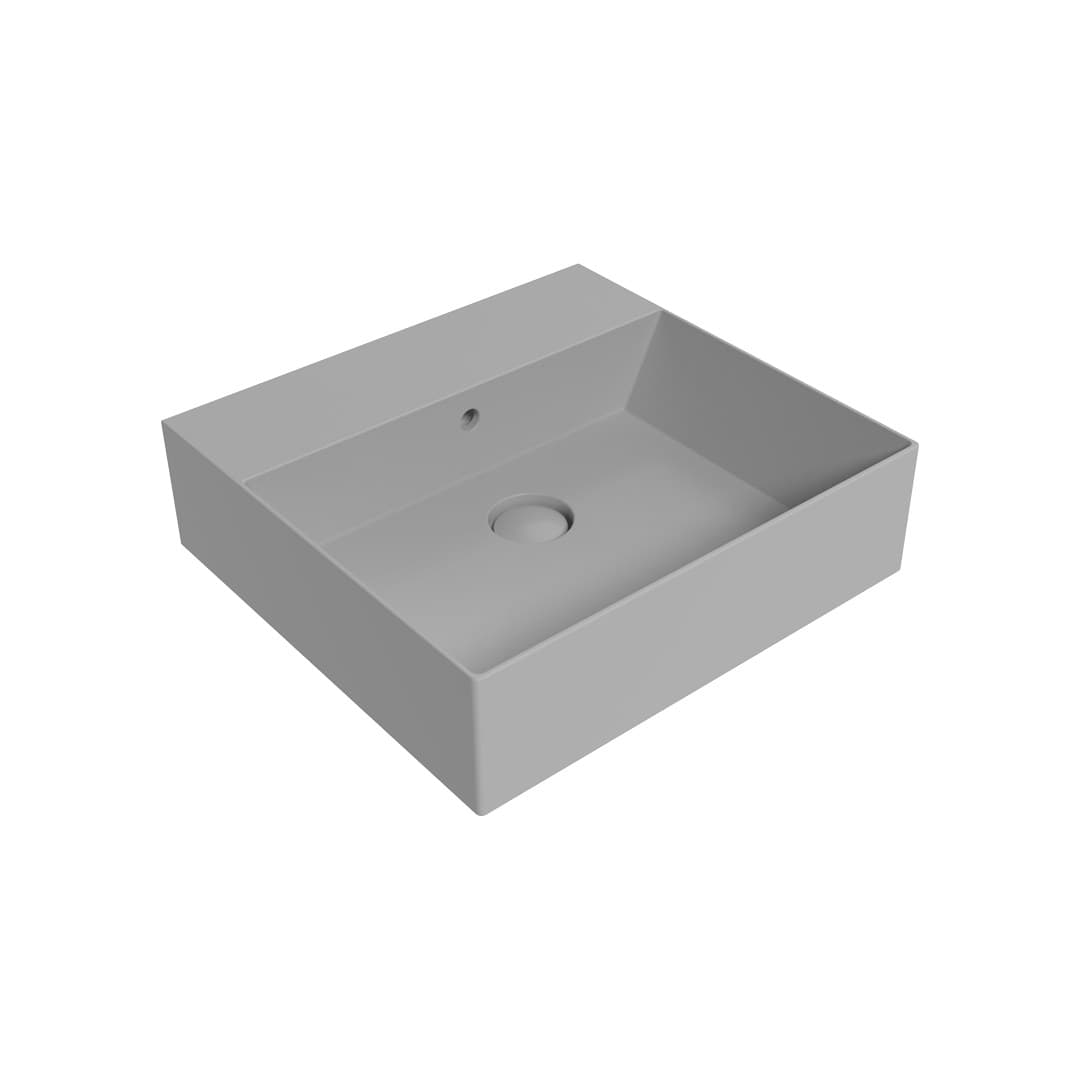 Flaminia APPLIGHT 50 – Νιπτήρας Επικαθήμενος – Countertop – wall hung basin – cm 50×47 – Cenere Matt (AP5047CEN)