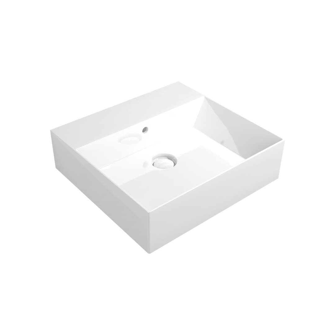 Flaminia APPLIGHT 50 – Νιπτήρας Επικαθήμενος – Countertop – wall hung basin – cm 50×47 – White Glossy (AP5047)